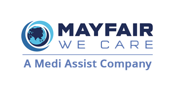 Mayfair we care logo